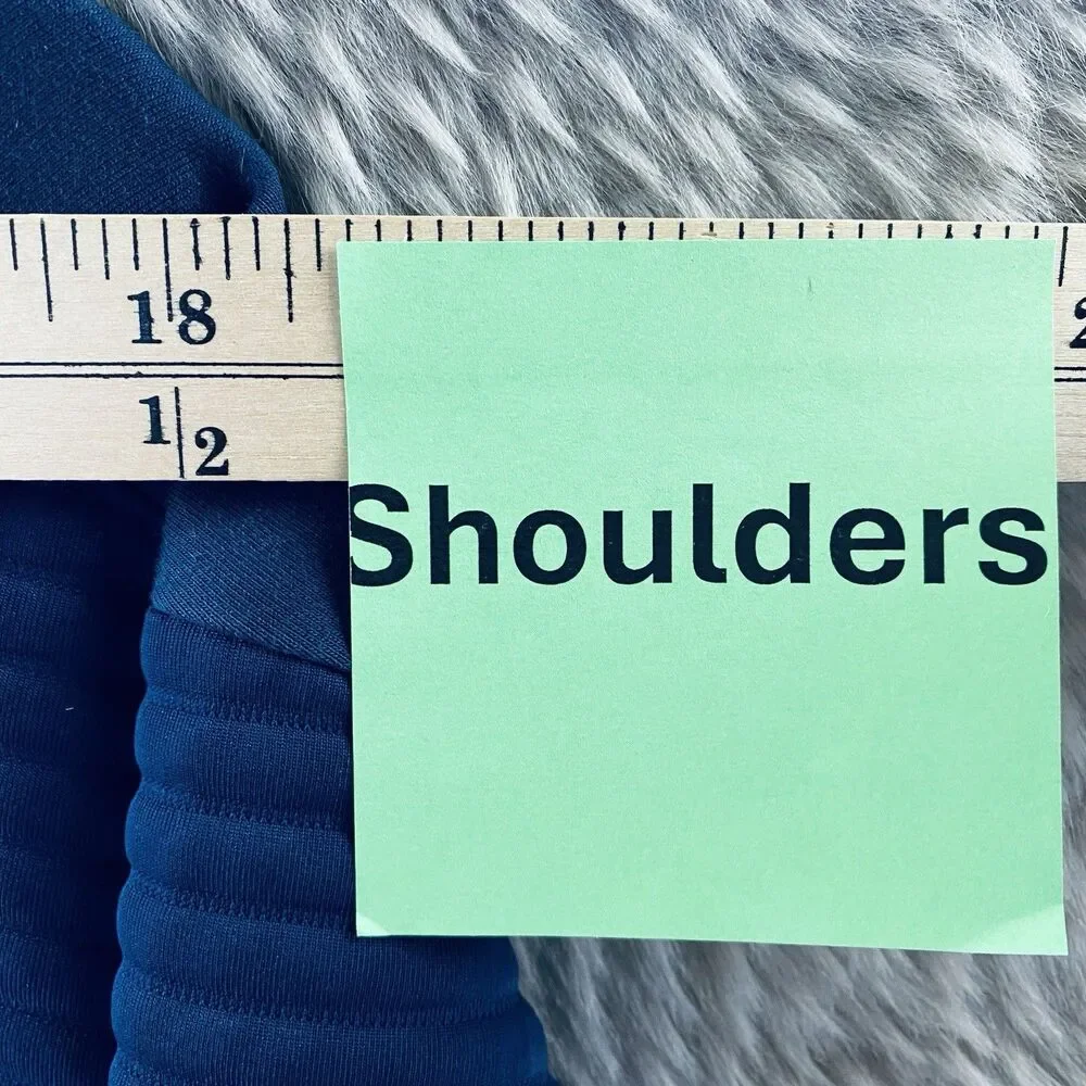 Under Armour Men's Sweater Daytona Golf Storm 1/4 Zip Fleece Pullover Blue Large - Picture 9 of 13